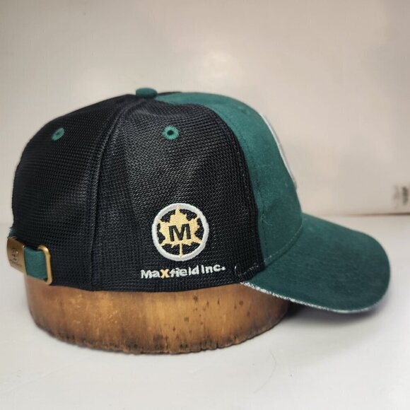 Fersten Maxfield Men's Hat Cap Two-tone Green and Black Mesh Back Adjustable New - Picture 6 of 12